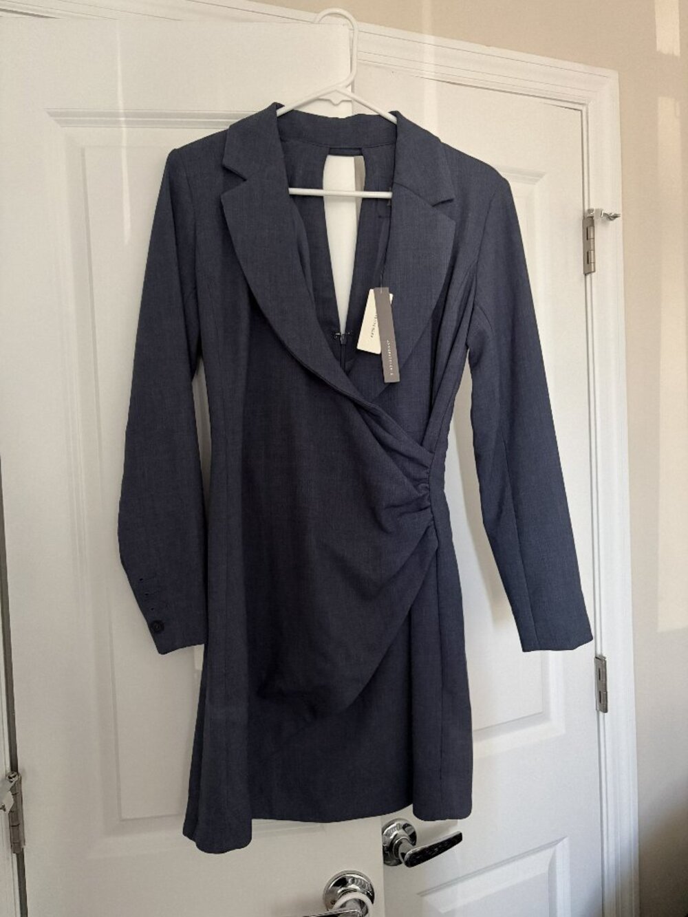 Anthropologie Blue Blazer Dress